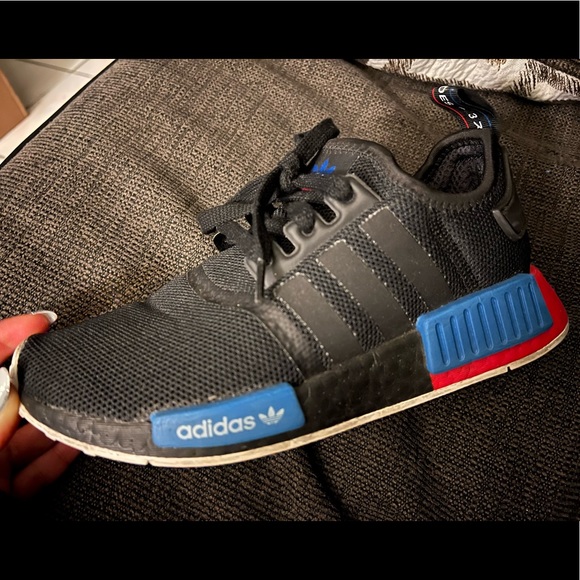 Adidas NMD R1 Black Red Blue - Picture 5 of 5